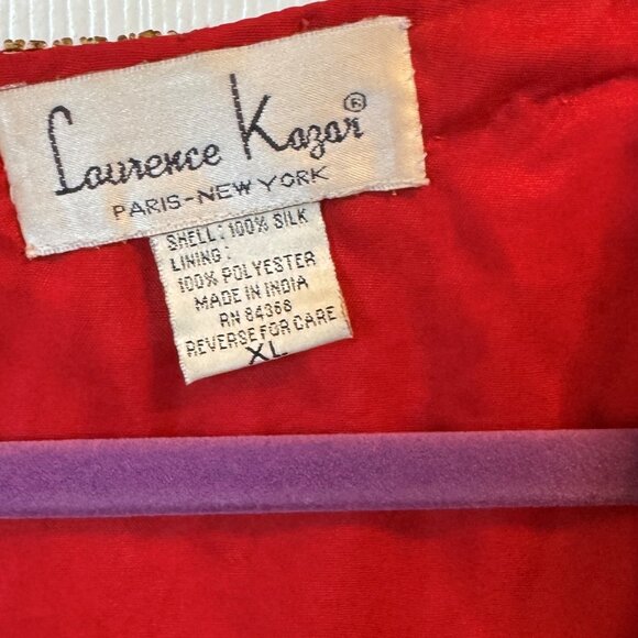 Laurence Kazar silk beaded sequined jacket - Picture 2 of 7